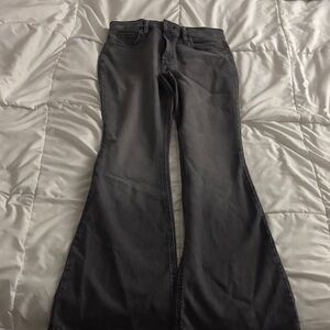 Lee Women's Dark Gray Wide Leg Jeans